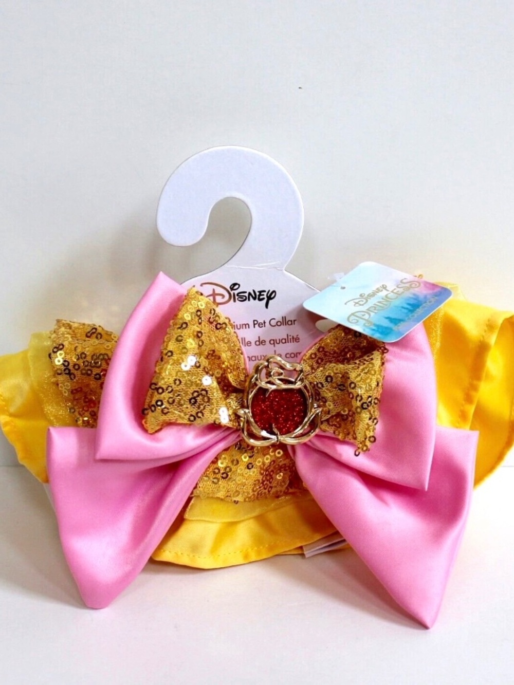 Disney Princess Aurora Sleeping Beauty Sequin Premium Pet Collar Size M NEW